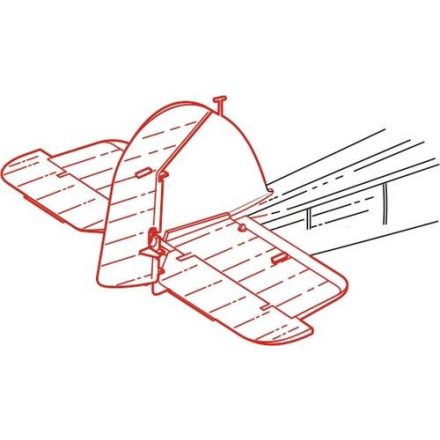 CMK Fairey Swordfish Mk.I/Mk.II/Mk.III/floatplane separate control surfaces set (Tamiya)