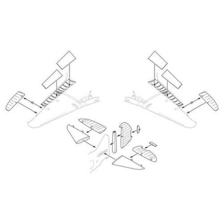 CMK Lavochkin La-7 control surfaces (Eduard)