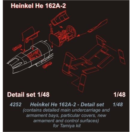 CMK Heinkel He-162A-2 Salamander Detail set (Tamiya)