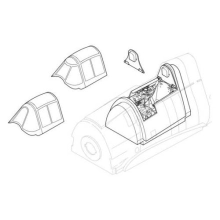 CMK Back in stock! Grumman F6F-3/F6F-5 Hellcat interior and cockpit set