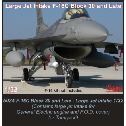 CMK Lockheed-Martin F-16C Block 30 and Late Version Large Jet Intake for GE engine