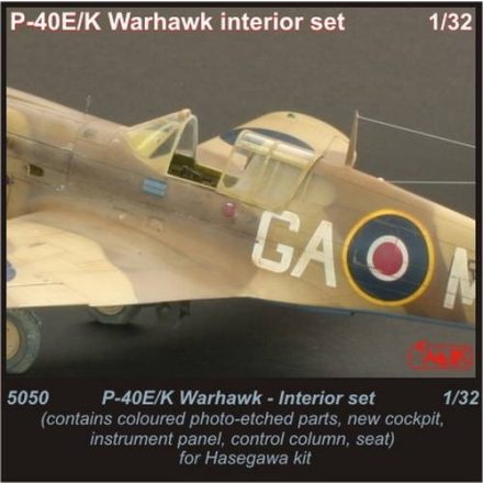 CMK Curtiss P-40E/P-40K Warhawk Interior set