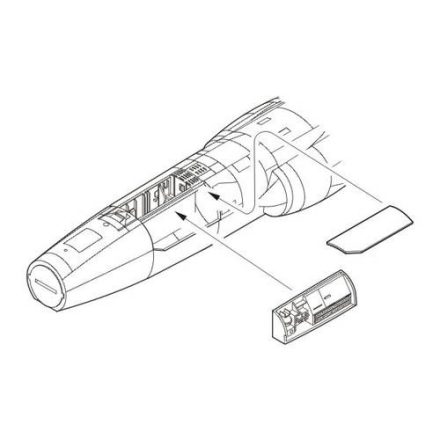 CMK Lockheed F-104G Starfighter Fuselage Electronics Boxes