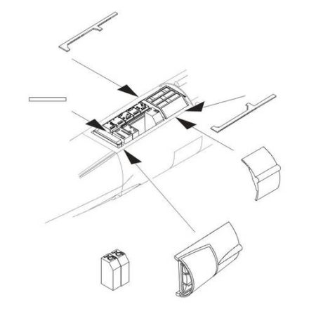 CMK Lockheed F-104G Starfighter Electronics boxes