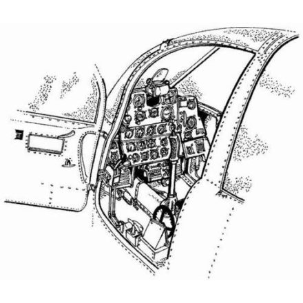 CMK Bell P-39Q Airacobra interior (Academy)