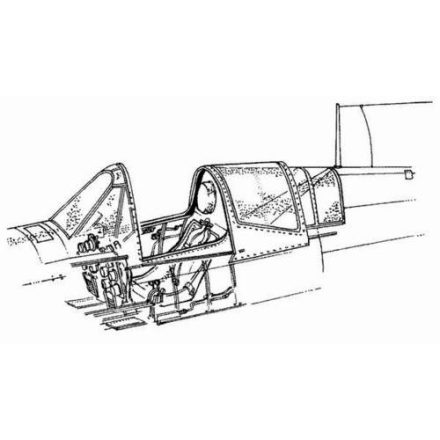 CMK Curtiss P-40M/P-40N Warhawk interior (Academy)