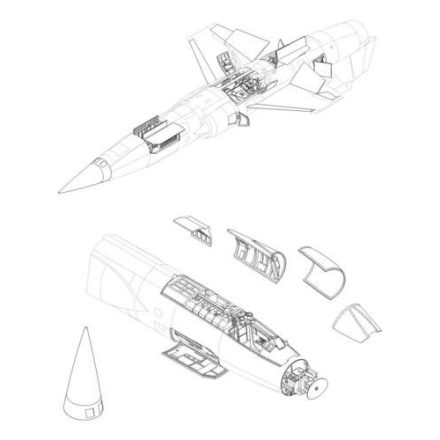 CMK Lockheed F-104G/F-104S details (Hasegawa)