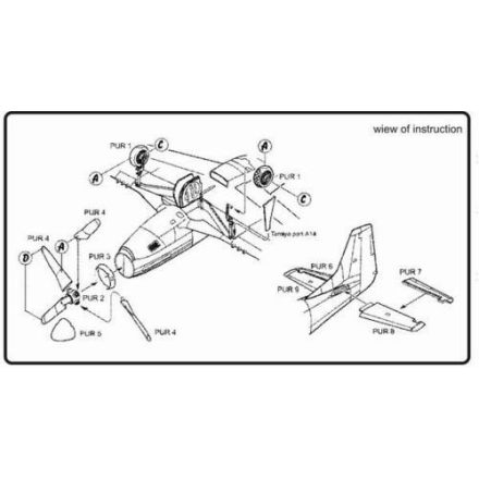 CMK North-American P-51D Mustang exterior (Tamiya)