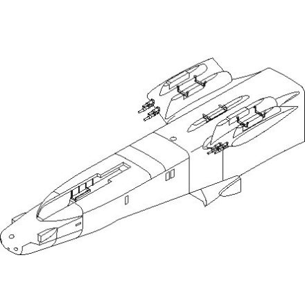 CMK Grumman OV-1D armament (Academy)