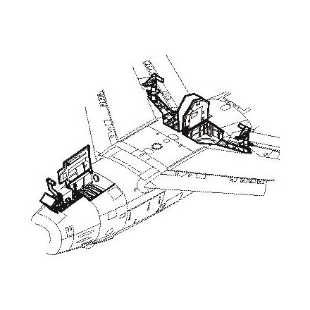 CMK North-American F-86F Sabre undercarriage (Academy)