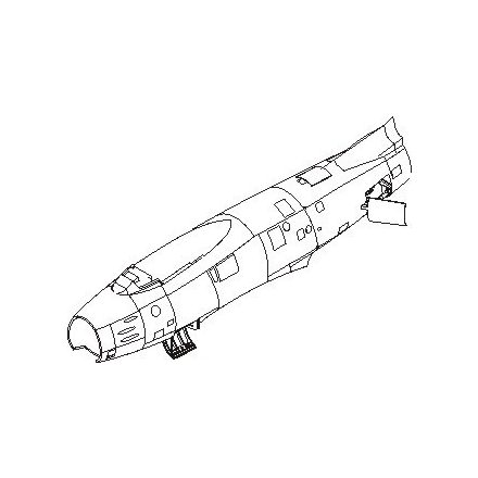 CMK North-American F-86F Sabre exterior (Academy)