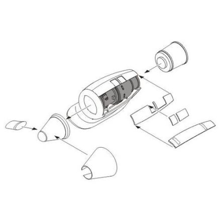 CMK Boeing CH-47 Chinook Engine (Italeri)