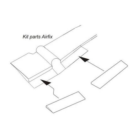 CMK BAC/EE Canberra PR.9 landing flaps (Airfix)