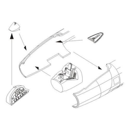 CMK BAC/EE Canberra PR.9 interior (Airfix)