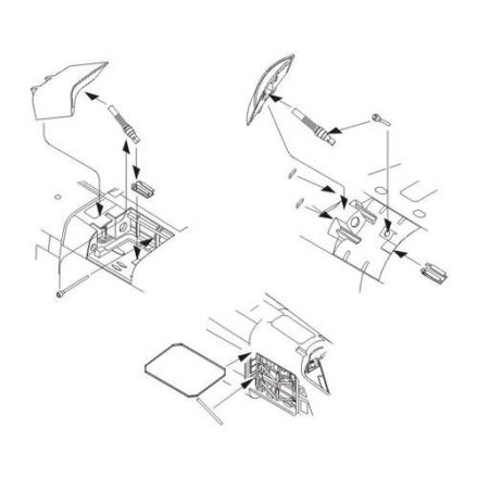 CMK BAC TSR-2 Speed brakes and avionics bay (Airfix)