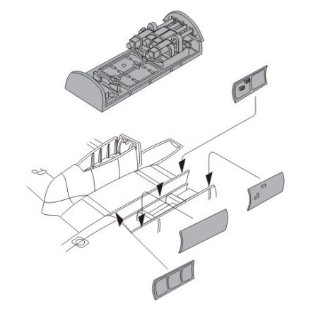 CMK de Havilland Mosquito FB Mk.VI - Bomb bay (Tamiya)