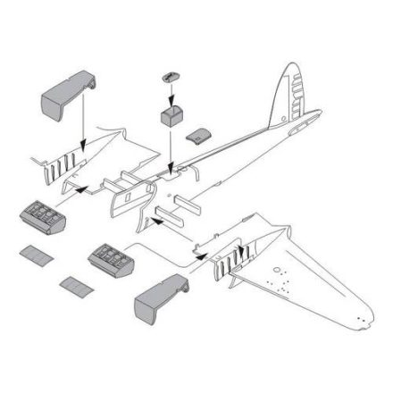 CMK de Havilland Mosquito Exterior (Tamiya)