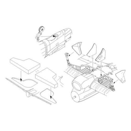 CMK Hawker Typhoon Mk.I - Undercarriage (Airfix)