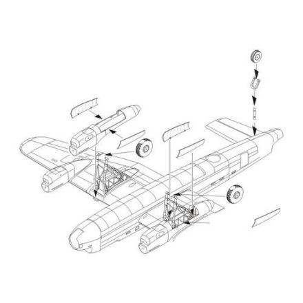 CMK Avro Lancaster B.I/III - Undercarriage (Airfix)