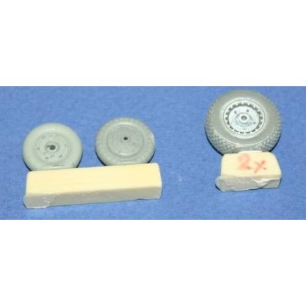 CMK Messerschmitt Me-262A/Me-262B wheels (Tamiya)