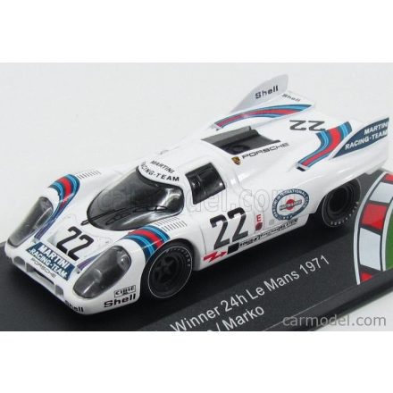 CMR PORSCHE 917K TEAM MARTINI RACING N 22 WINNER 24h LE MANS 1971 H.MARKO G.VAN LENNEP