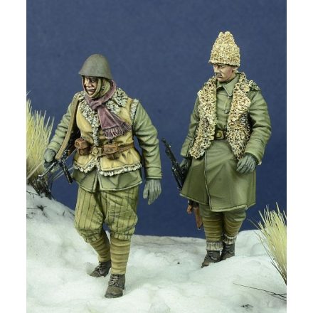 D-DAY miniature studio WWII Romanian Infantry walking