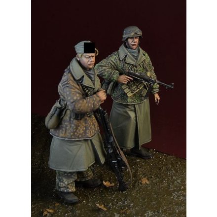 D-DAY miniature studio Waffen SS Soldiers, Ardennes 1944