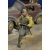 D-DAY miniature studio Soviet Trooper running with Degtaryev MG, Berlin1945