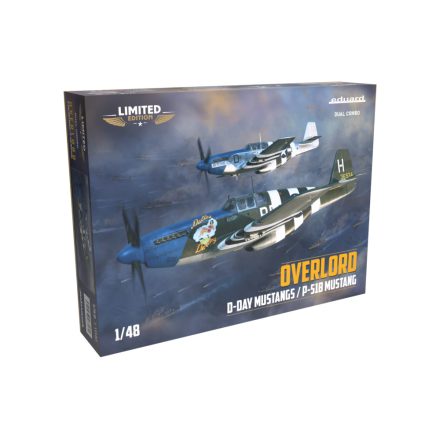 Eduard OVERLORD: D-DAY MUSTANGS / P-51B MUSTANG DUAL COMBO makett