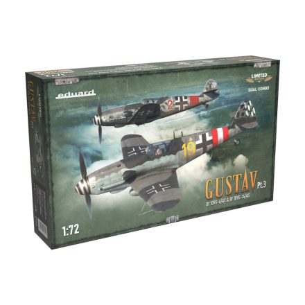 Eduard Gustav Pt.3 Dual Combo - Bf 109G-6/AS And Bf 109G-14/AS makett