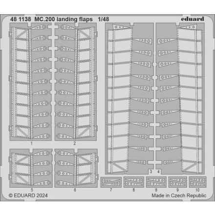 Eduard MC.200 landing flaps (Italeri)