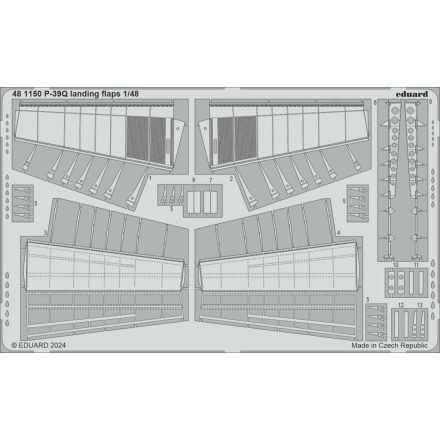 Eduard P-39Q landing flaps (Arma Hobby)