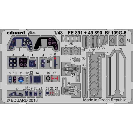 Eduard Bf 109G-6 (Tamiya)