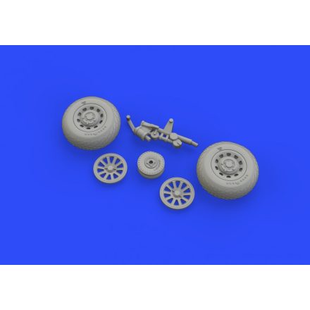 Eduard P-51D wheels (AIRFIX)