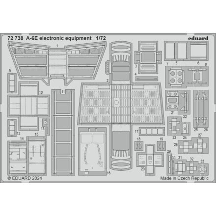 Eduard A-6E electronic equipment (Trumpeter)