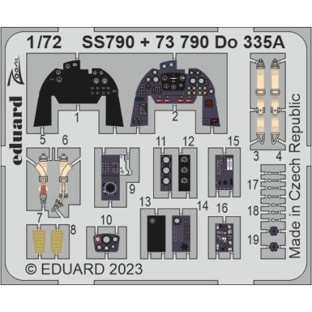 Eduard Do 335A (Dragon, Hobby 2000)