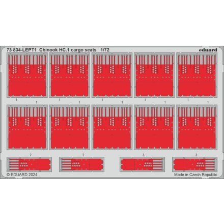 Eduard Chinook HC.1 cargo seats (Airfix)