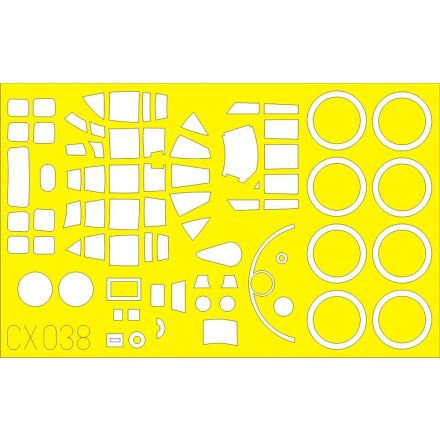 Eduard He 177 Greif (Revell) maszkoló