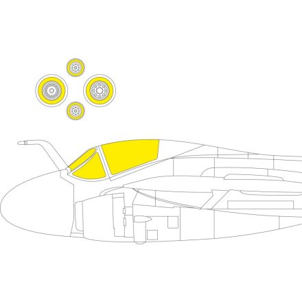 Eduard A-6E (Trumpeter) maszkoló