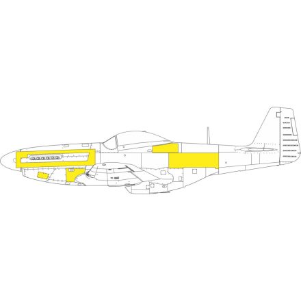 Eduard P-51D surface panels (Eduard) maszkoló