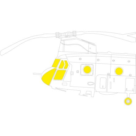 Eduard Chinook HC.1 (Airfix) maszkoló