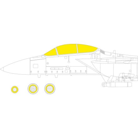 Eduard F-15C (Fine Molds) maszkoló