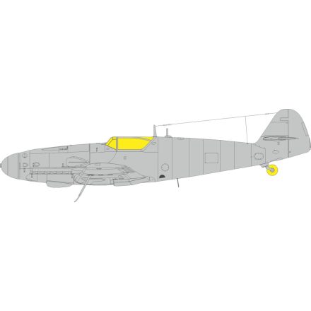 Eduard Bf 109G-10 (Eduard) maszkoló