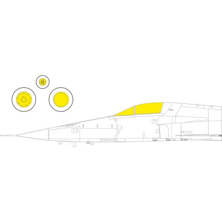 Eduard F-5E TFace (AFV Club, Eduard) maszkoló