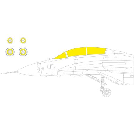 Eduard MiG-29K (Hobby Boss) maszkoló