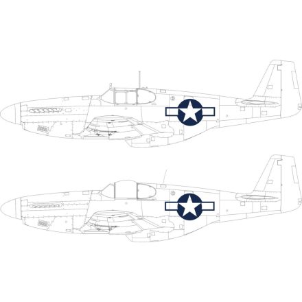 Eduard P-51B/ C US national insignia (Eduard)