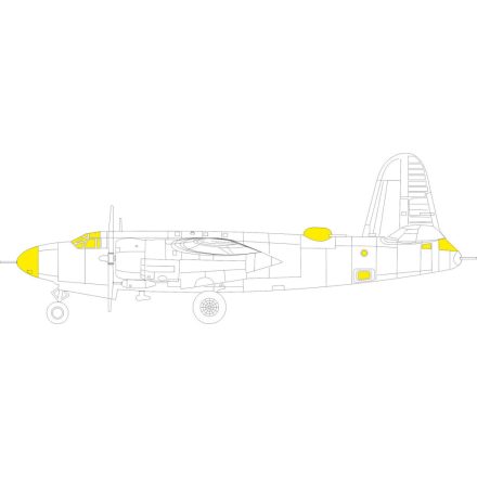 Eduard B-26B Marauder (ICM) maszkoló