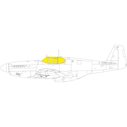 Eduard P-51B/ C framed canopy (Eduard)