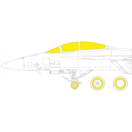 Eduard F/ A-18F (Revell) maszkoló