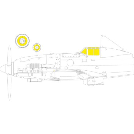 Eduard MC.202 (Italeri) maszkoló